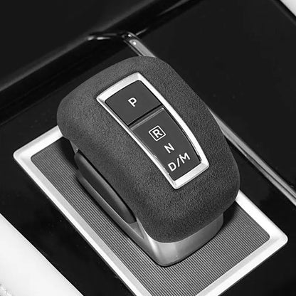 Autocollant de couverture de coffre de changement de vitesse de voiture, en Alcantara, anti-rayures, accessoires de réglage intérieur, pour Mitsubishi Outlander 2023