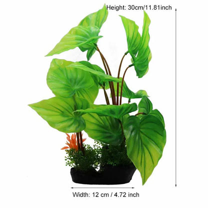 Plantes artificielles décoratives pour aquarium, herbe aquatique en plastique pour décorations d'aquarium, accessoires pour aquarium, plantas acuario