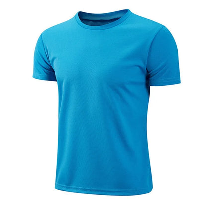 Maillot de sport à séchage rapide pour homme, t-shirt de course, de football, de jogging, de fitness, 1 pièce