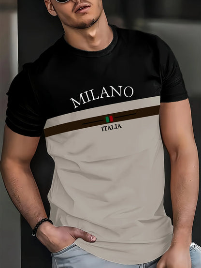 2026 T-Shirt homme vêtements été hommes Logo imprimé haut à manches courtes grande taille T-Shirt style décontracté à la mode T-Shirt vêtements