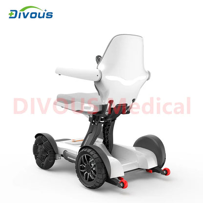 Offre spéciale Mobile Bluetooth contrôlé automatique pliant batterie au Lithium électrique fauteuil roulant handicapé mobilité Scooter