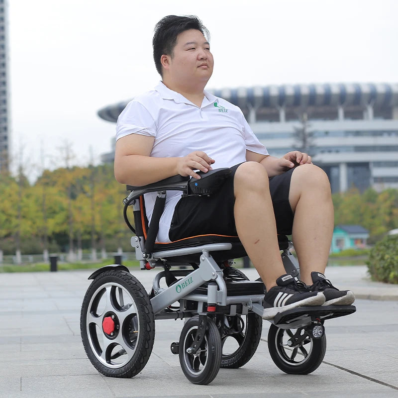 Fauteuil roulant électrique-pour adultes 150KG Support de poids puissance mobilité Scooter chaise roulante fauteuil roulant électrique-Scooter