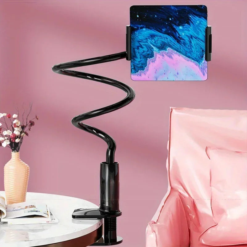 حامل هاتف محمول عالي الجودة، وحامل كسول لجهاز iPad والكمبيوتر اللوحي، وحامل مكتبي بذراع مفصلي، وملحقات للبث المباشر