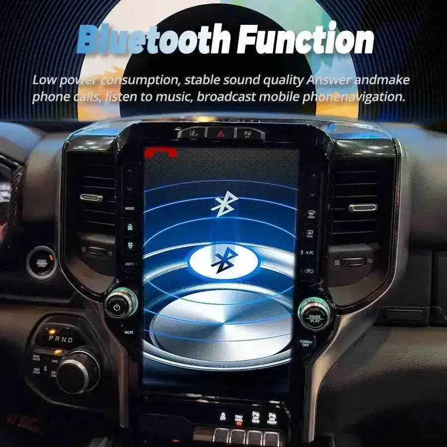 Autoradio Carplay Navigation GPS, écran Android 13.1 pouces, stéréo automatique, lecteur vidéo multimédia, pour Dodge Ram 1500 2500 3500 2019 – 2023