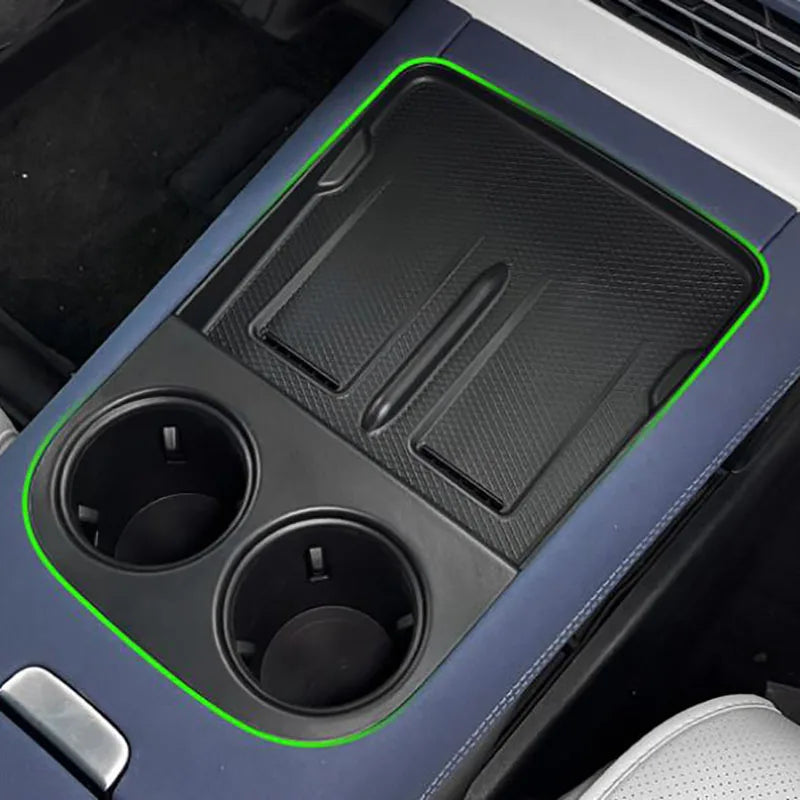 Coussinet en Silicone antidérapant pour contrôle Central de voiture, chargement sans fil, support de verre d'eau, pour Xpeng G6 2023 2024 2025, accessoires d'intérieur