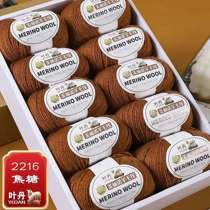 Fil de laine doux à 3 plis, 500 g/ensemble, pour crochets, chapeau d'hiver, pull, écharpe, châle, manteau, Cardigan, bricolage, confortable, chaud et moelleux, fil rouge pour bébé