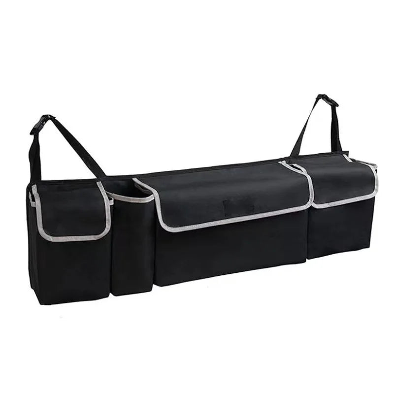 Sac de rangement pliable pour siège de coffre de voiture, boîte de rangement suspendue multifonctionnelle pour gain de place intérieur de véhicule
