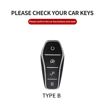 Étui de protection pour clé de voiture, support pour BYD Han Ev Tang Dm Qin PLUS Song Pro MAX Yuan DolDave E2, protecteur de clé automatique, accessoires de voiture