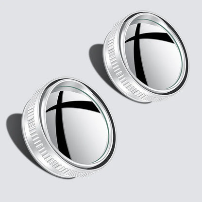 Miroir d'angle mort pour voiture, 2 pièces, rétroviseur de voiture, Vision complète 360, large colère, aide au stationnement, miroir convexe
