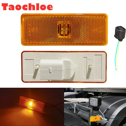 Feux de position latéraux pour camion, lampes automatiques pour Mercedes Benz MB Actros MP2 0005445411 0005445211 Emark E11, taille standard, 1 pièce