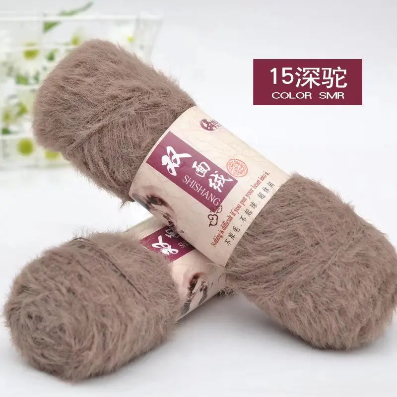 Rouleau de fil moelleux en cachemire à 3 plis, 100 g/rouleau, tricot coloré, laine super douce tricotée, Crochet pour bébé, écharpe pour bébé, fil épais