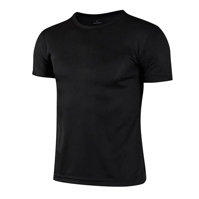 Maillot de sport à séchage rapide pour homme, t-shirt de course, de football, de jogging, de fitness, 1 pièce