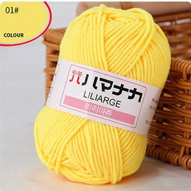 Fil de laine à tricoter en coton doux et doux pour bébé, fil de velours en fibres épaisses, fil de laine à tricoter à la main pour pull de bricolage