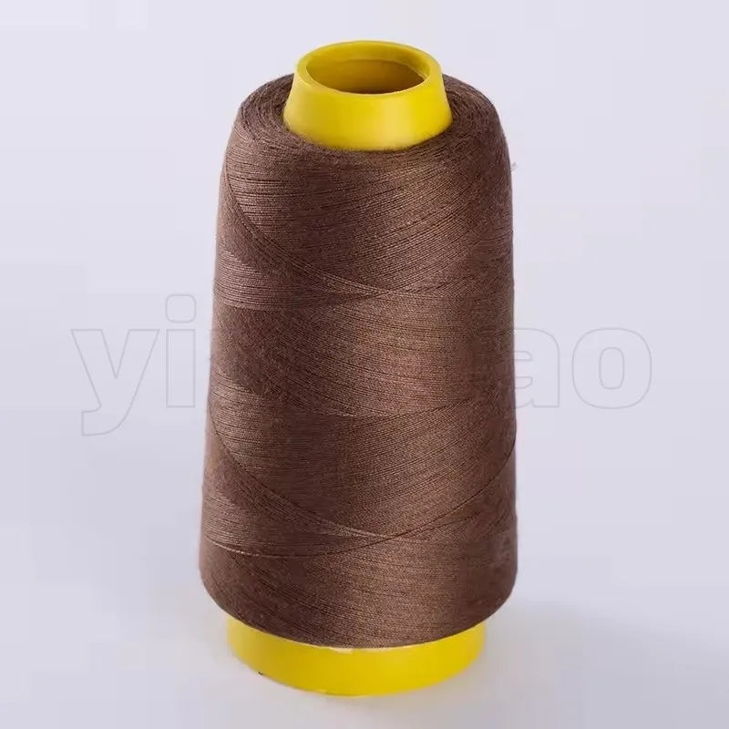 Fil à coudre en Polyester solide et Durable, 1300 Yards/rouleau, Machine à coudre professionnelle, broderie, outils de couture à domicile