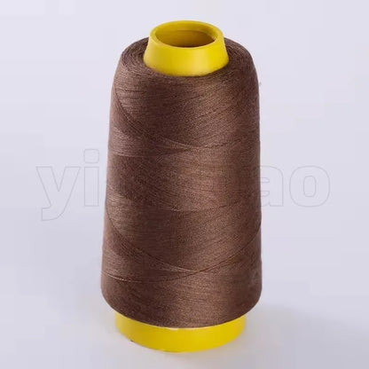 Fil à coudre en Polyester solide et Durable, 1300 Yards/rouleau, Machine à coudre professionnelle, broderie, outils de couture à domicile