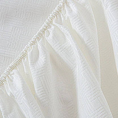 Drap-housse avec bande élastique, couleur unie, housse de matelas douce pour lit simple, double, king, queen, 90/120/140/150/160/180x200cm