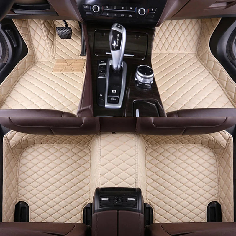 Tapis de sol de voiture en cuir pour Yangwang U9 2024 2025 2026, ensemble complet imperméable pour tous les temps