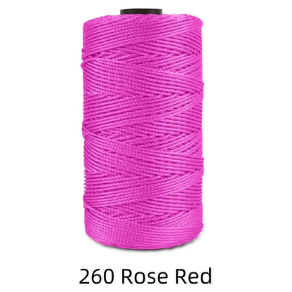 Fil de soie et coton glacé léger d'été, 1.5mm, 200m, fil au Crochet pour bricolage, artisanat, sac, chapeau, chaussures, fil en polypropylène, cordon de fil au Crochet