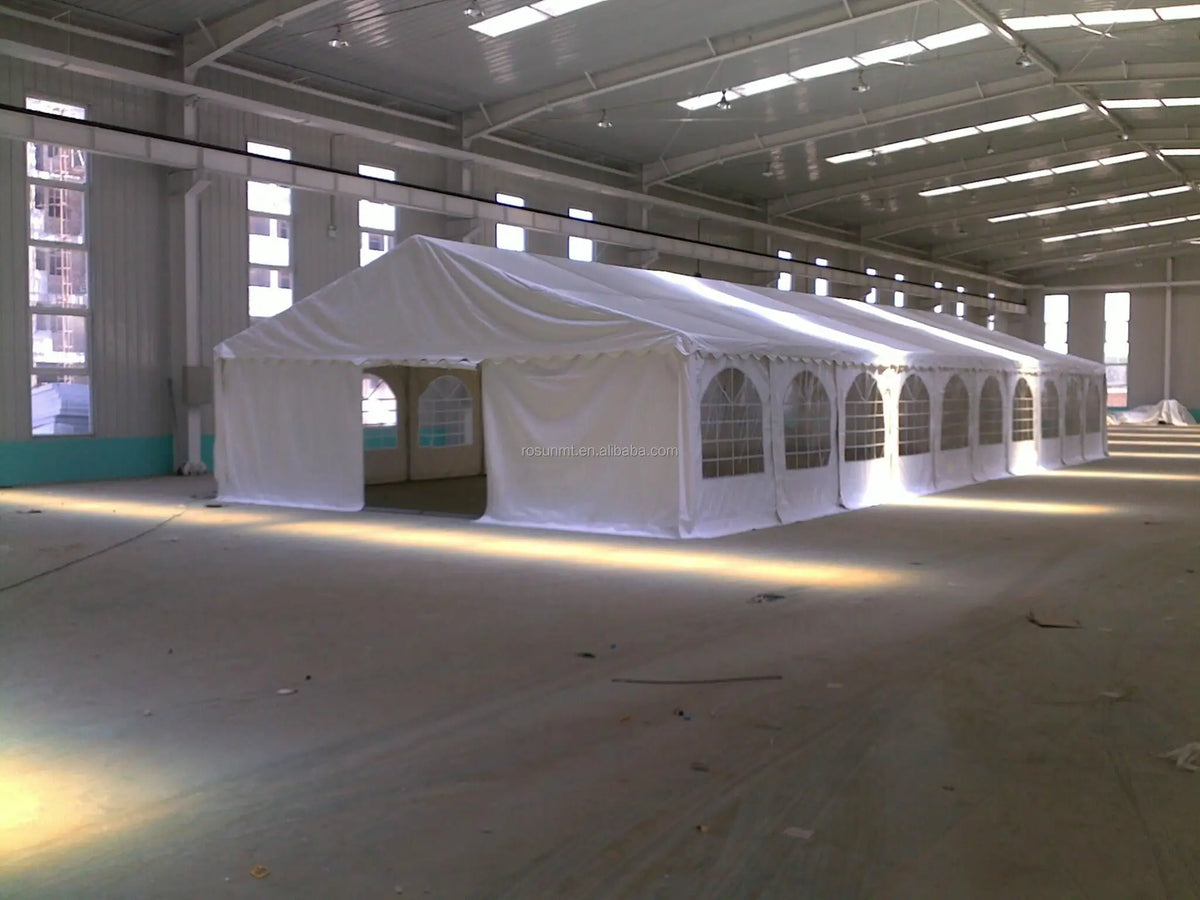 Grande tente pour événement de fête de mariage, matériau de haute qualité, Durable, facile à installer, capacité de 200 personnes