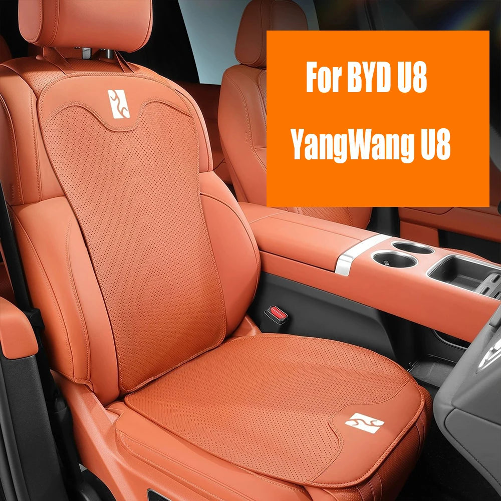 Housses de siège de voiture en cuir pour BYD U8 YangWang U8 2024 2025, coussin de dos respirant, accessoires de protection durables