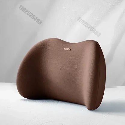 Oreiller de soutien lombaire, oreiller lombaire ergonomique pour siège de voiture, chaise de bureau, fauteuil inclinable, coussin de soutien du dos en mousse à mémoire de forme