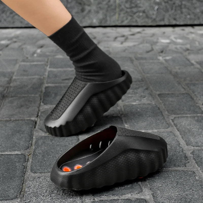 Chaussures de plage pour hommes de marque, sandales d'été antidérapantes, claquettes A001 2026, chaussures de plage pour hommes, pantoufles pour hommes