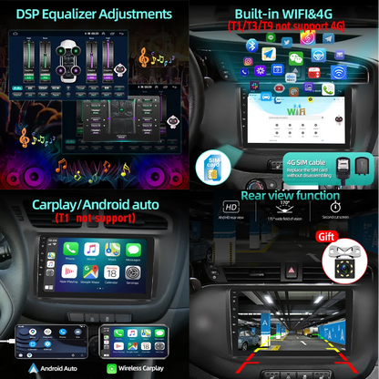 Autoradio Android pour Mitsubishi Pajero 2, V30, V40, V20, 1991-2004, 4G, WIFI, lecteur de limitation, GPS, CarPlay sans fil
