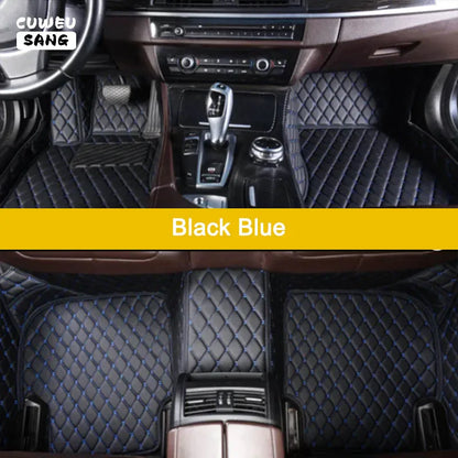 CUWEUSANG tapis de sol de voiture personnalisé pour BYD Atto 3 joint de dauphin F0 F3 F6 E6 G3 G6 S6 chanson Qin Auto tapis pied Coche accessoire