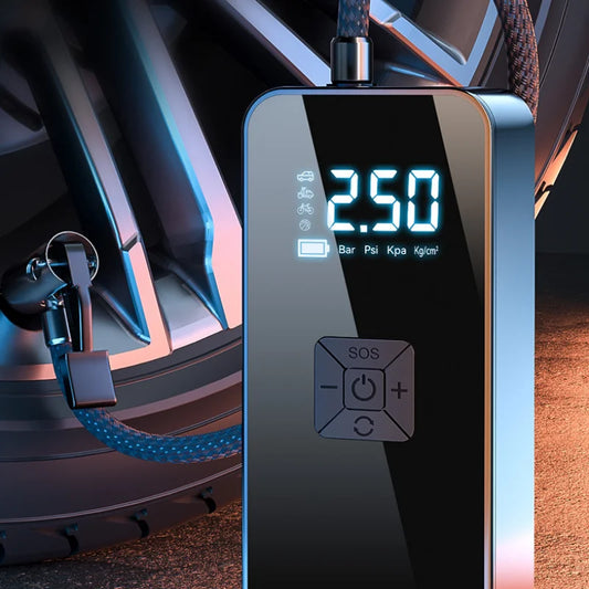 Ik-Pompe à air numérique aste sans fil, compresseur portable, gonfleur pour voiture, vélo