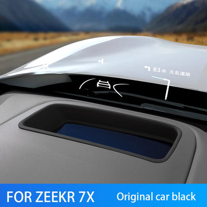 Pour ZEEKR 7X 2025 2026 housse de protection pour écran tête haute HUD housse de protection anti-poussière et anti-éblouissement accessoires d'intérieur de voiture