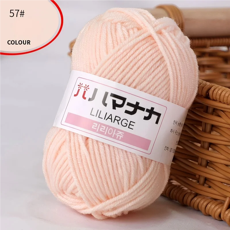 Fil à tricoter en coton doux et épais pour bébé, fil de velours en fibres épaisses pour tricot à la main, fil à crocheter pour pull DIY