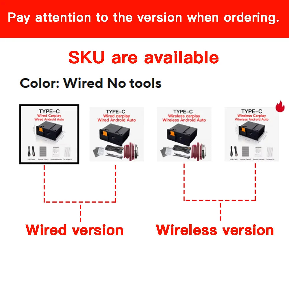 Adaptateur CarPlay Android Auto sans fil de type C, hub UBS, OEM pour Mazda 2, 3, 6, CX3, CX5, CX8, CX9, MX5, kit Demio ata MiTK78669U0C