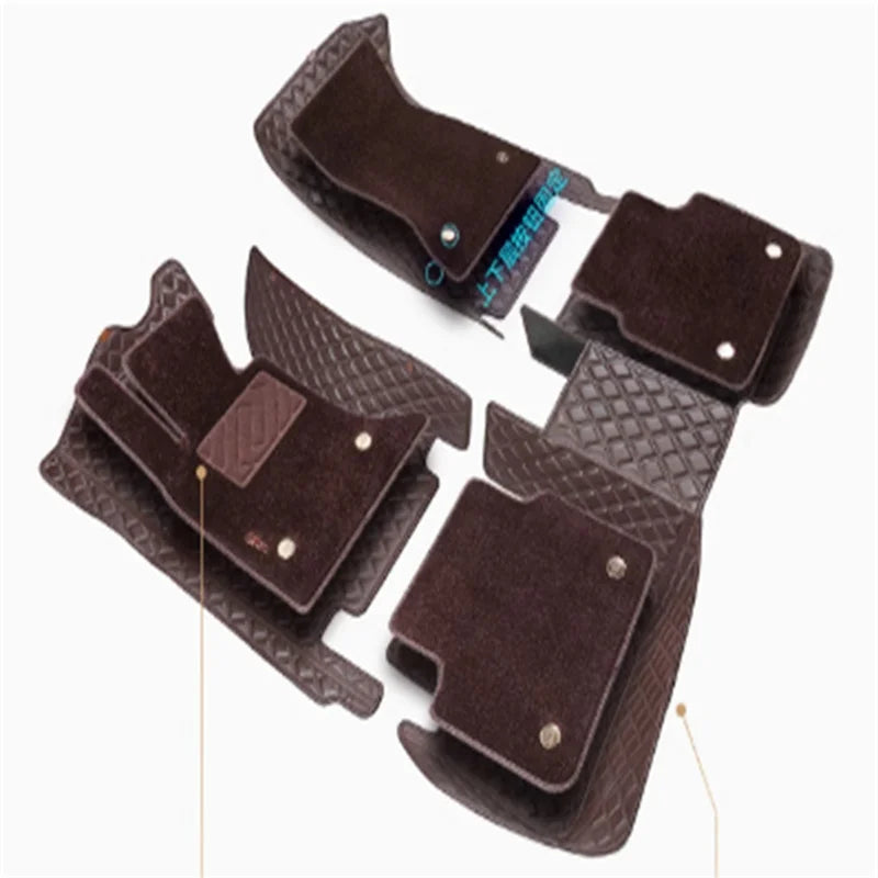 Tapis de sol de voiture personnalisés 5D, pour Nissan Murano, Double couche, doublures de sol, couverture