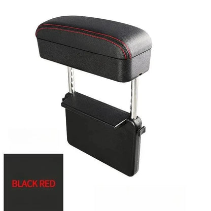 Boîte d'accoudoir de voiture universelle, Support de coude, Console centrale réglable, accessoires de voiture, organisateur d'espace de siège en cuir