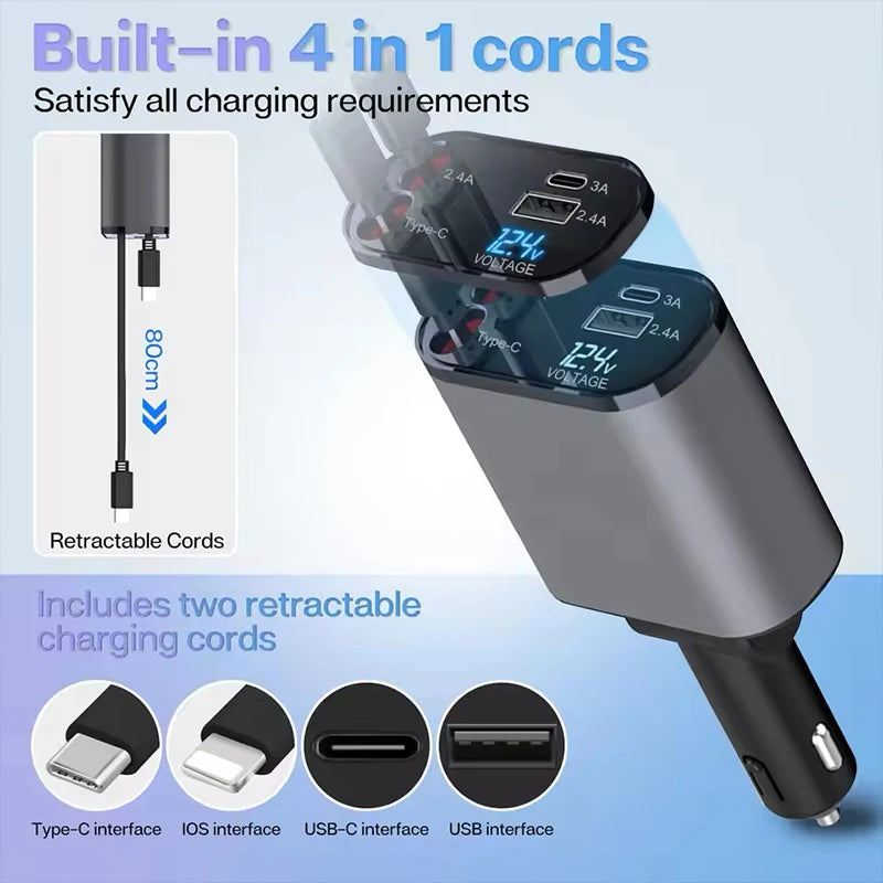 Chargeur de voiture USB type C, convertisseur de prise de charge rapide pour LYNK & CO 01 EM-P EM-F 02 Hatchback 03 05 06 PHEV 08 09 MHEV