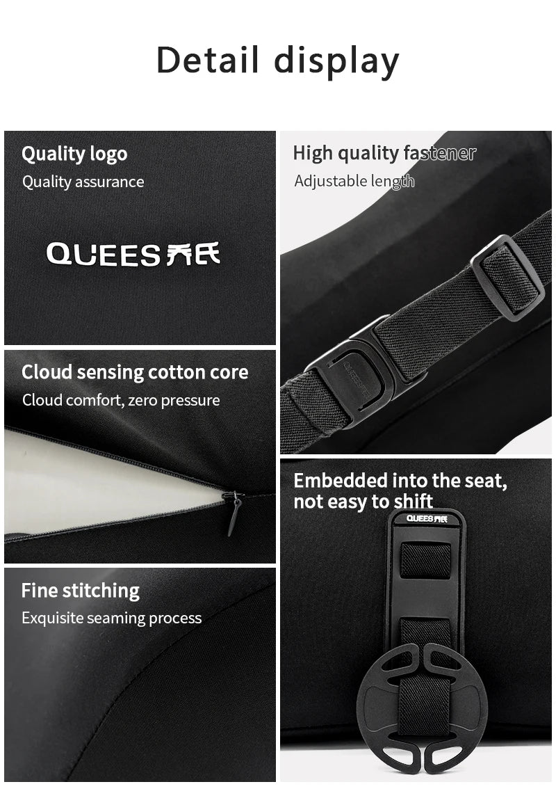 High Quality Universal Car Headrest Cushion Car Seat Neck Pillow Perforated Leather Breathable Lumbar Support Car Pillow