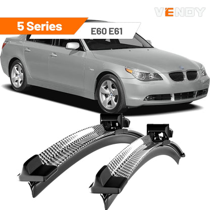 Pour BMW série 5 E60 E61 2003-2010 2004 2005 2006 2007 2008 2009 2 pièces balais d'essuie-glace avant essuie-glaces