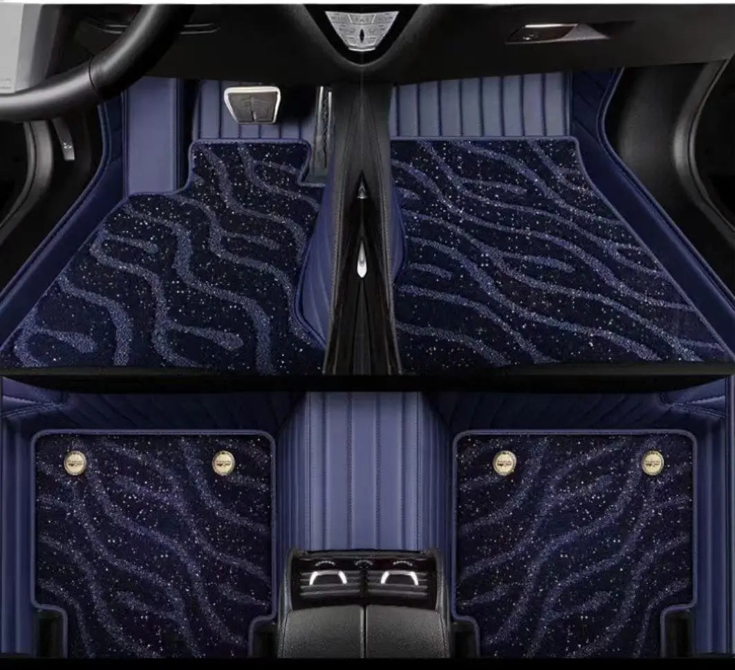 Tapis de pied de voiture en cuir, vente directe en gros