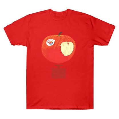 Djo Apple T-Shirt drôle dessin animé graphique t-shirts femmes à manches courtes hommes hauts haute qualité coton T-Shirt unisexe vêtements créatifs