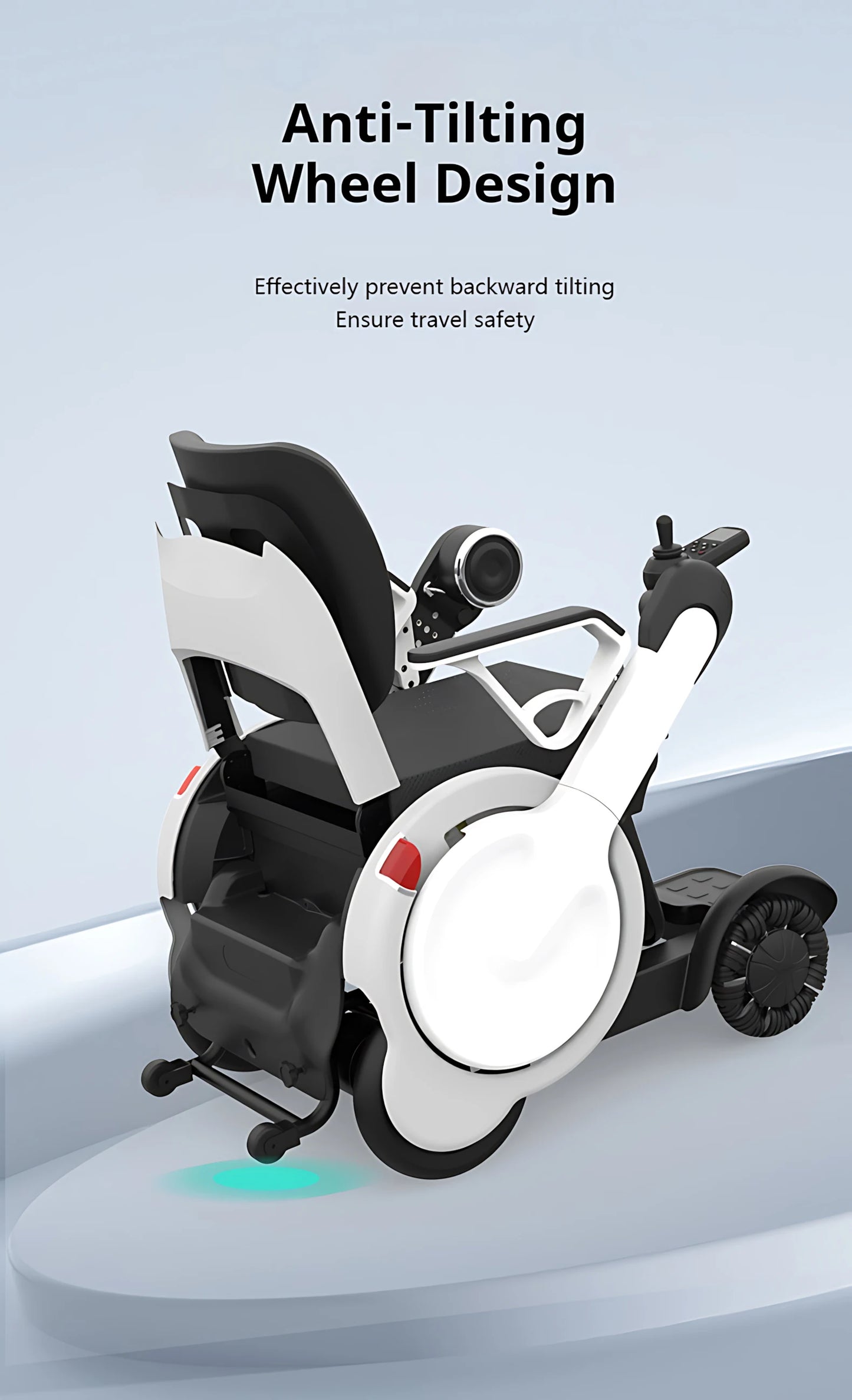 Fauteuil roulant électrique intelligent entièrement automatique haut de gamme pour personnes âgées et handicapées