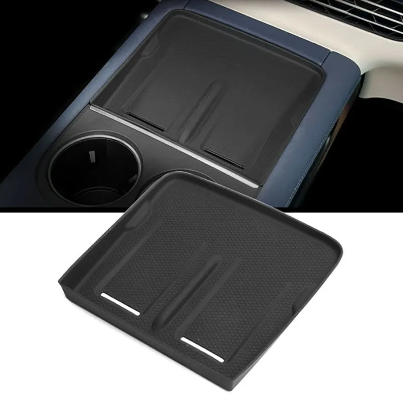 Coussinet en Silicone antidérapant pour contrôle Central de voiture, chargement sans fil, support de verre d'eau, pour Xpeng G6 2023 2024 2025, accessoires d'intérieur
