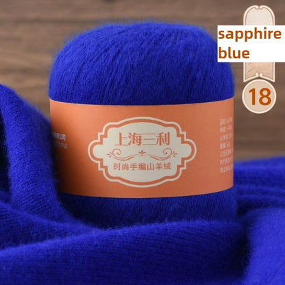 Fil de cachemire mongol chaud 100 g/ensemble, 3 plis, pour pull, gants, Crochet, écharpe à tricoter, fil de laine, doux pour la peau, uni, 100%