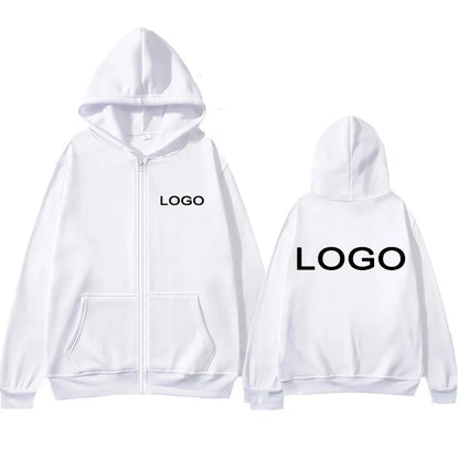 Sweat à capuche imprimé personnalisé pour hommes et femmes, fermeture éclair, ample, vêtements décontractés, mode, manches longues, pull à capuche, personnalité