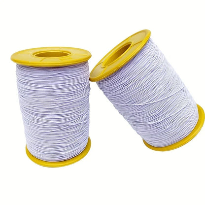 Corde élastique pour Machine à coudre, 0.5mm, ligne élastique en Polyester super fin, accessoires pour vêtements, corde élastique