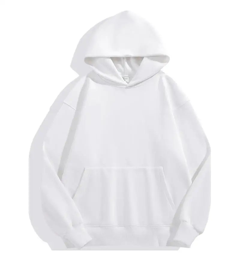 500GSM poids lourd mode hommes sweats à capuche nouveau automne hiver décontracté épais coton hommes haut couleur unie sweat à capuche mâle