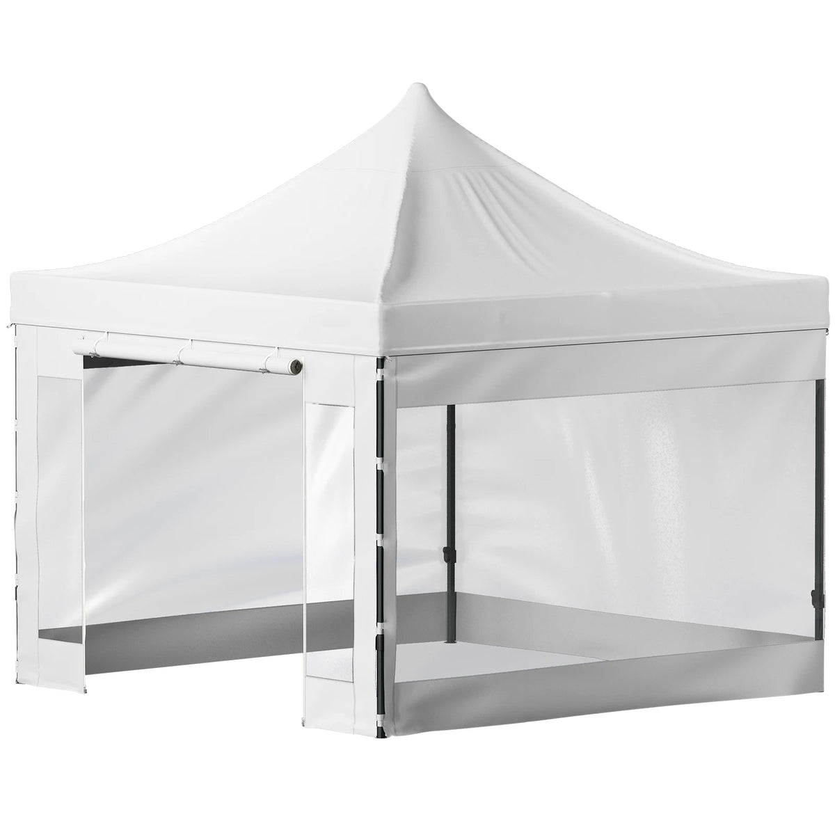 SucceBuy 10x10 Pop Up auvent tente extérieure dix avec parois latérales amovibles et sac à roulettes abri portable instantané pour camp de fête