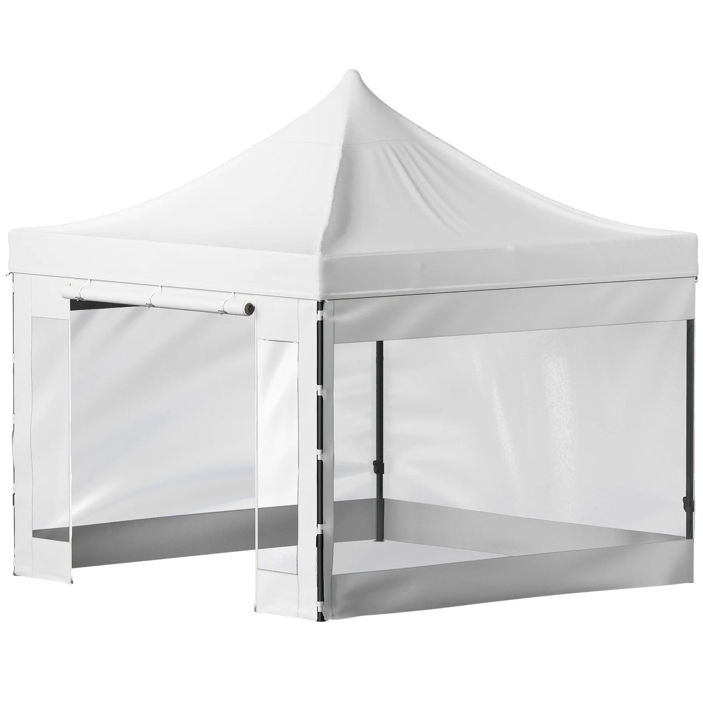 SucceBuy 10x10 Pop Up auvent tente extérieure dix avec parois latérales amovibles et sac à roulettes abri portable instantané pour camp de fête