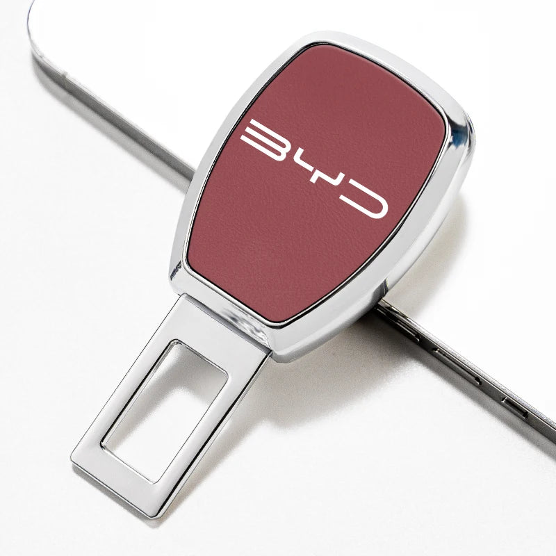 Boucle d'extension de ceinture de sécurité de voiture, accessoires de couverture de ceinture de sécurité pour BYD Atto E6 Tang E3 E9 F3 Song F3R Qing Yuan D1 S6 F0 E5 E2 E1