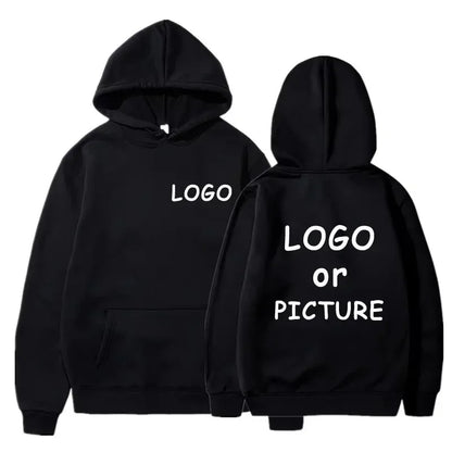 Sweat-shirts décontractés pour hommes et femmes avec logo personnalisé, sweat-shirts à manches longues pour l'automne et l'hiver, sweat-shirts personnalisés de style streetwear.