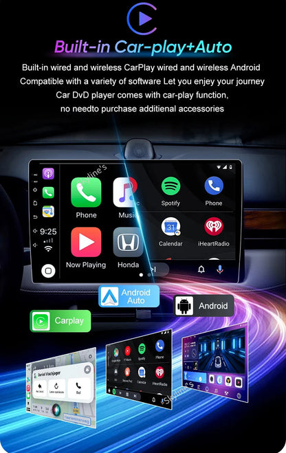 Autoradio Android 15 pour Peugeot 207 CC 207CC 2006 - 2015 sans fil Carplay Android Auto stéréo lecteur multimédia WiFi 4G 2 Din